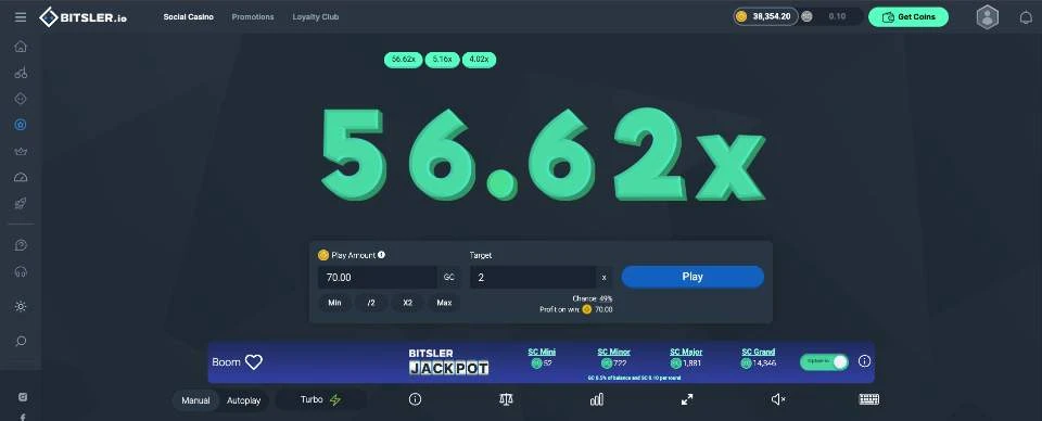 Bitsler.io Casino Boom