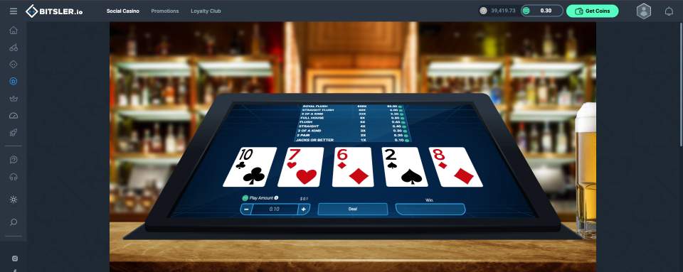 Bitsler.io Casino Poker