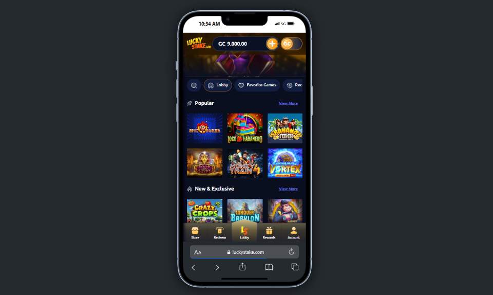LuckyStake Mobile
