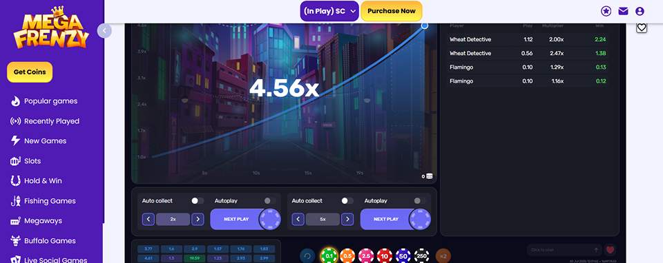 Mega Frenzy Lightspeed Game