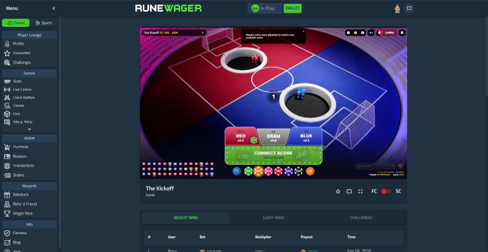 Runewager Casino Kickoff