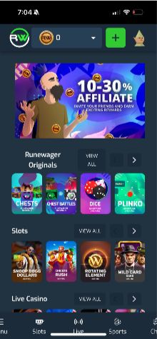 Runewager Casino Mobile