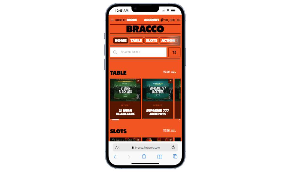 Bracco Casino Mobile