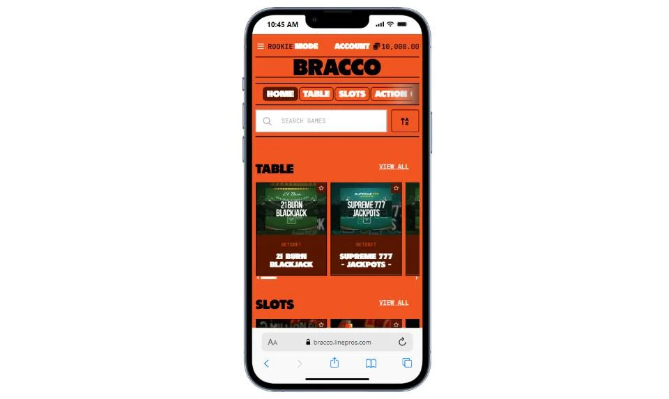 Bracco Casino Mobile