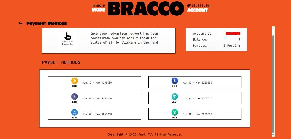 Bracco Redemption Options