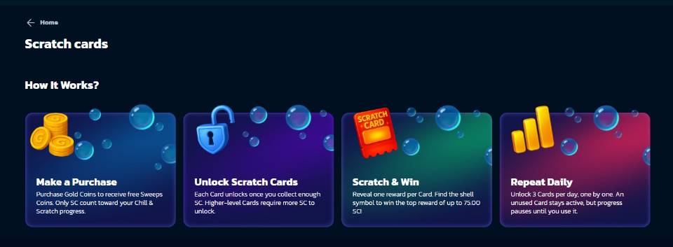 SweepShark Scratch Cards