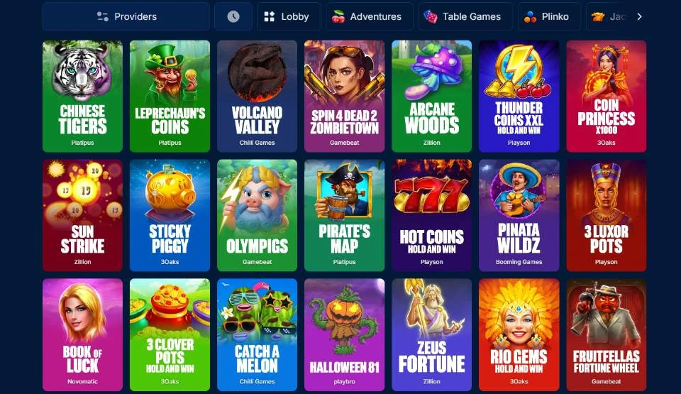 BankRolla Sweepstakes Casino Games