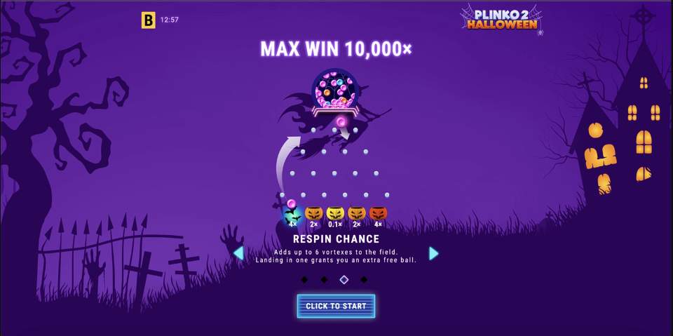 Plinko 2 Halloween Casino Game