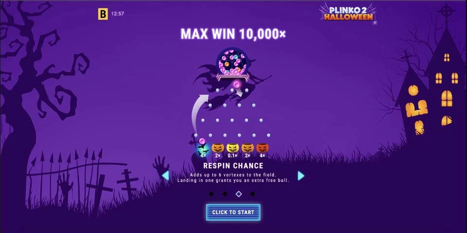 Plinko 2 Halloween Casino Game