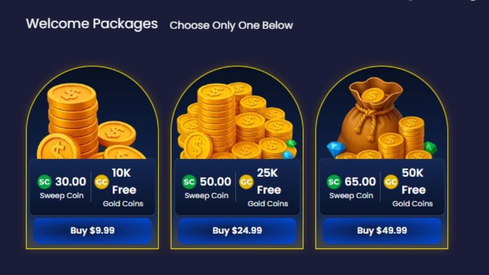 Dime Sweeps Casino Welcome