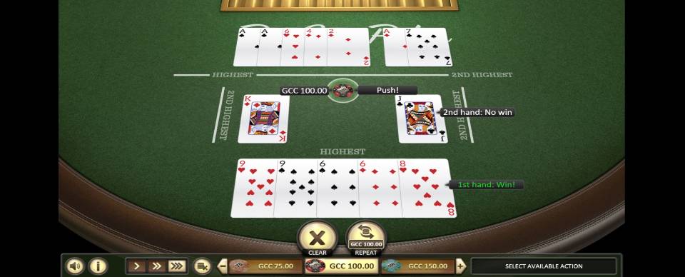 GoldNLuck Casino Table Games