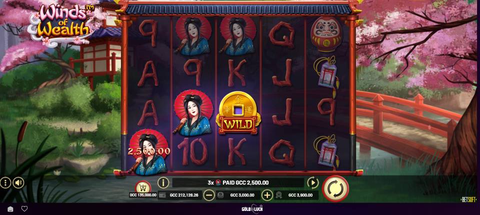 GoldNLuck Casino Winds of Wealth