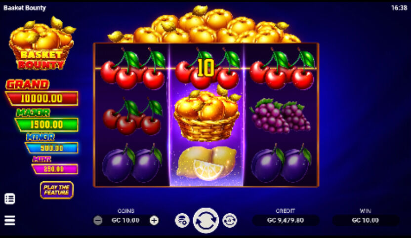 LuckyRush Casino Vide Slot Basket Bounty