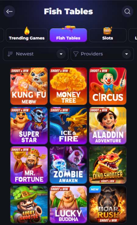 LuckyRush Casino Fish Games