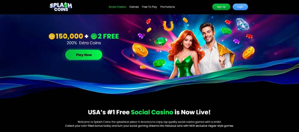 Splash Coins Homepage