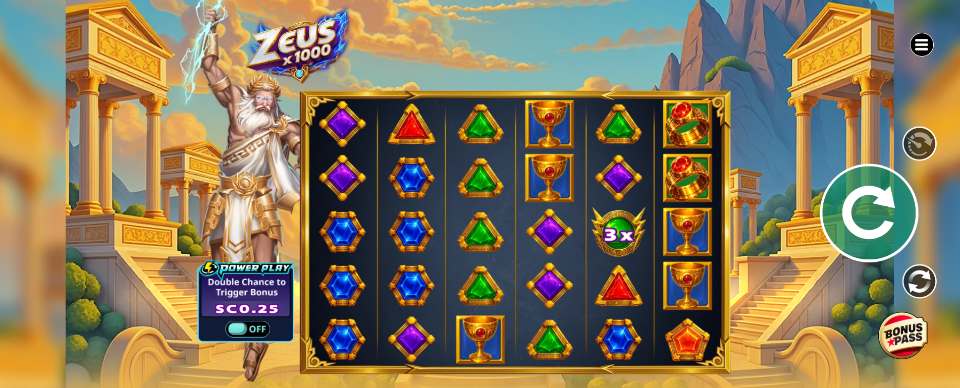 Lukcy Bits Vegas Zeus Slot Game