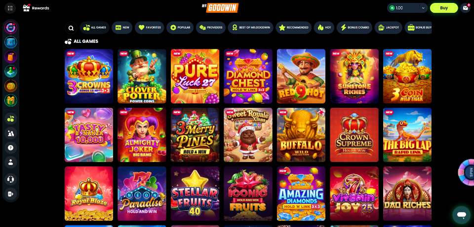 Mr.Goodwin Casino Games