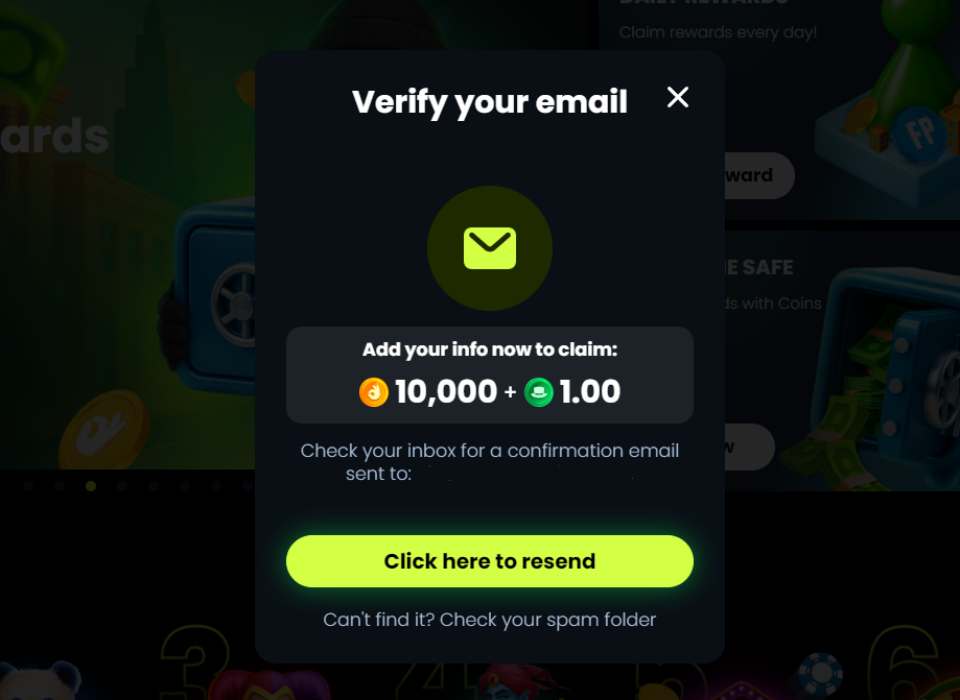Mr.Goodwin Verify Email Screen
