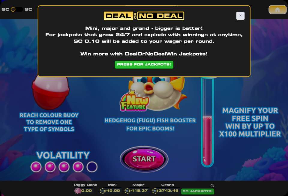 Deal or No Deal Casino Jackpots