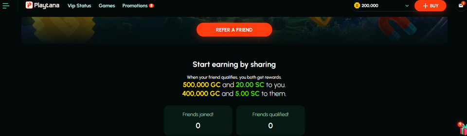 Playtana Casino Referral