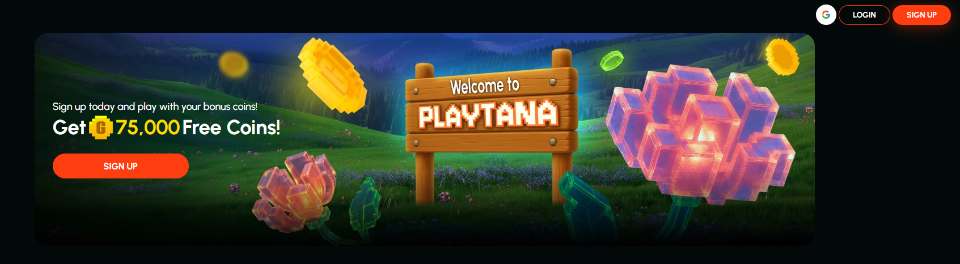 Playtana Sweepstake Welcome Banner