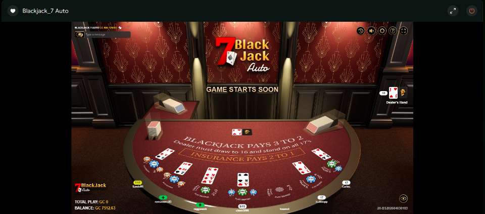 Firesevens Blackjack