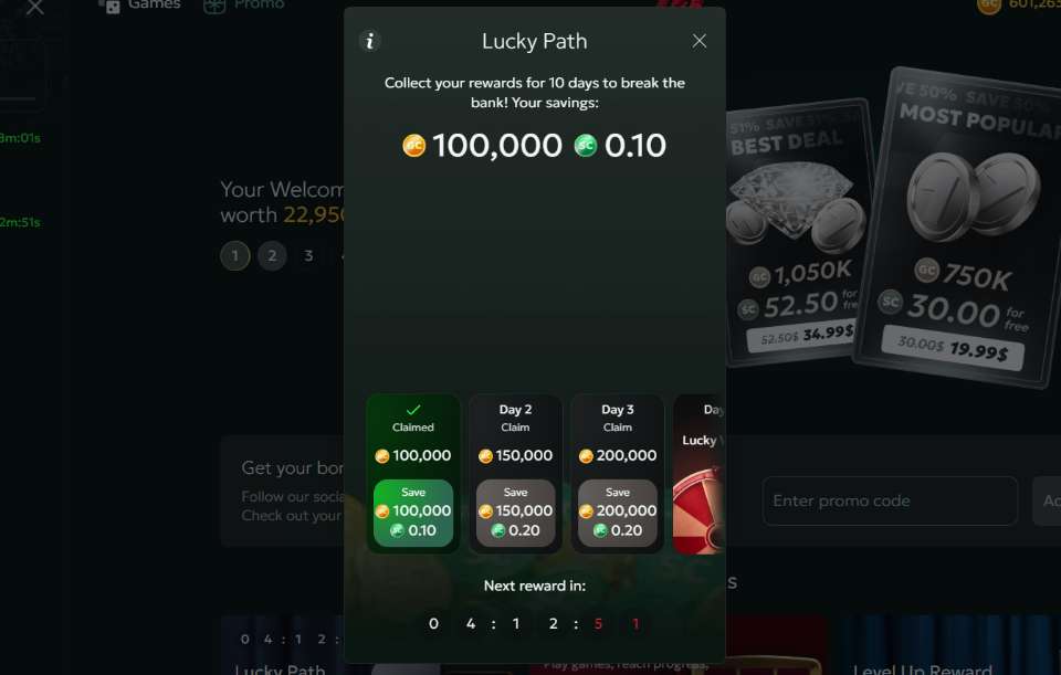 Firesevens Sweeps Casino Lucky Path