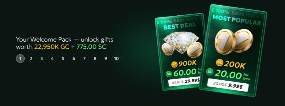 Firesevens Casino Welcome Pack