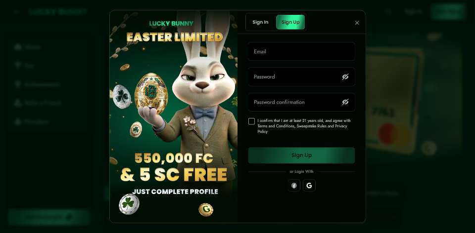 Lucky Bunny Casino Easter