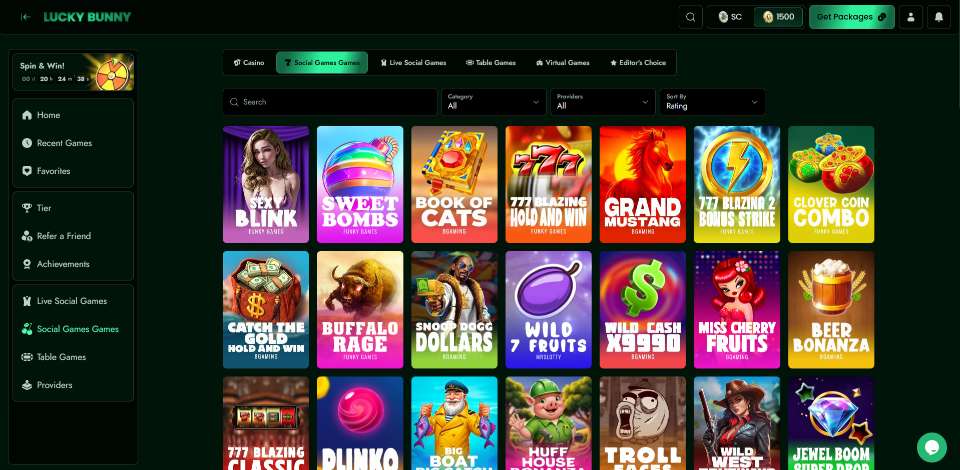 Lucky Bunny Social Casino Games