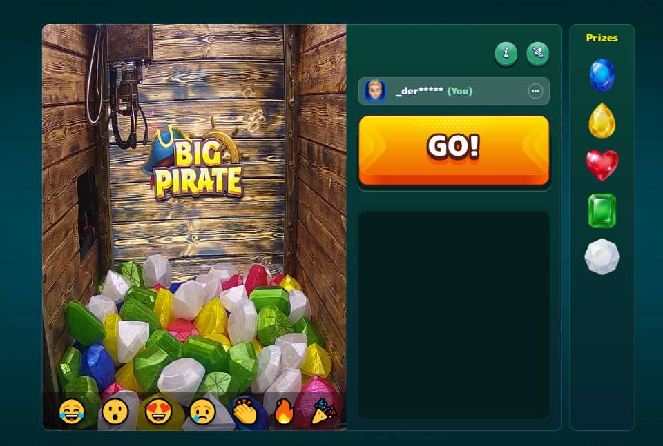 BigPirate Casino Game Claw