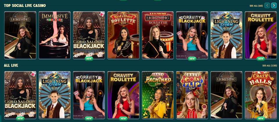 BigPirate Live Dealer Casino Games