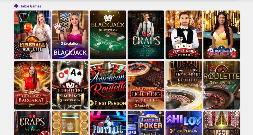 Wandando Casino Live Games