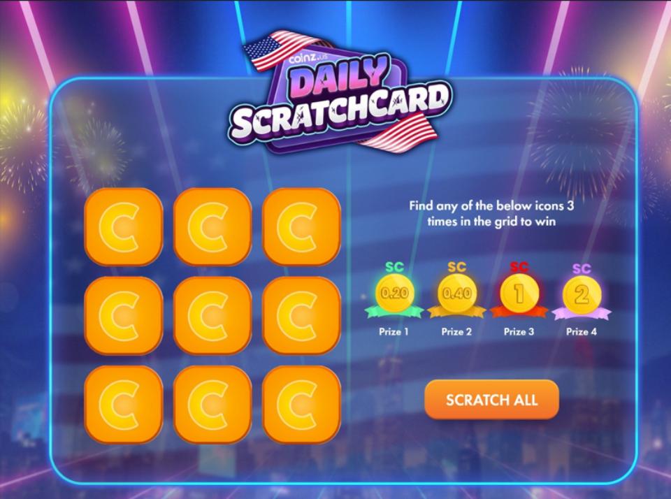 Coinz Casino Scratchcards