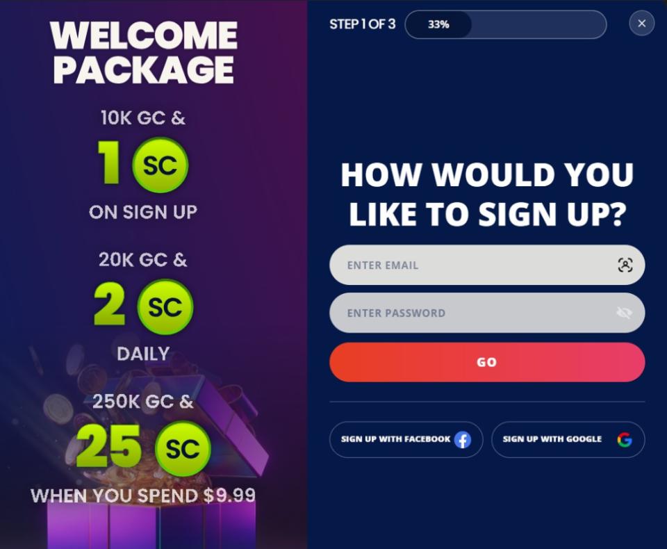 Coinz.us Casino Welcome Package