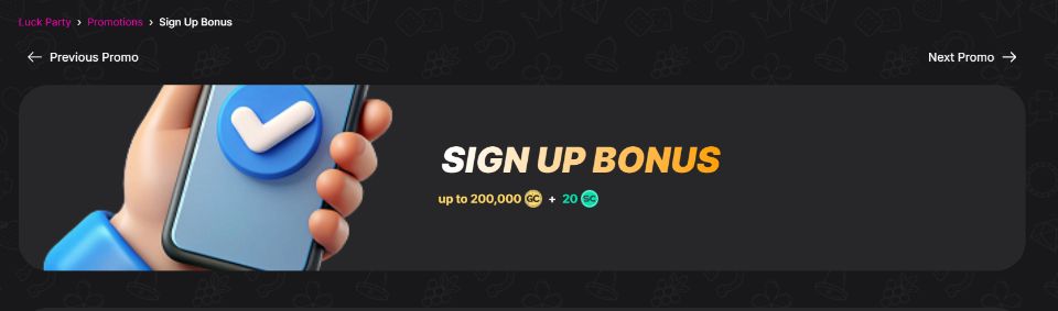 Luck Party Signup