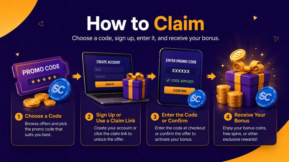 How to Claim Sweeps Promo Code