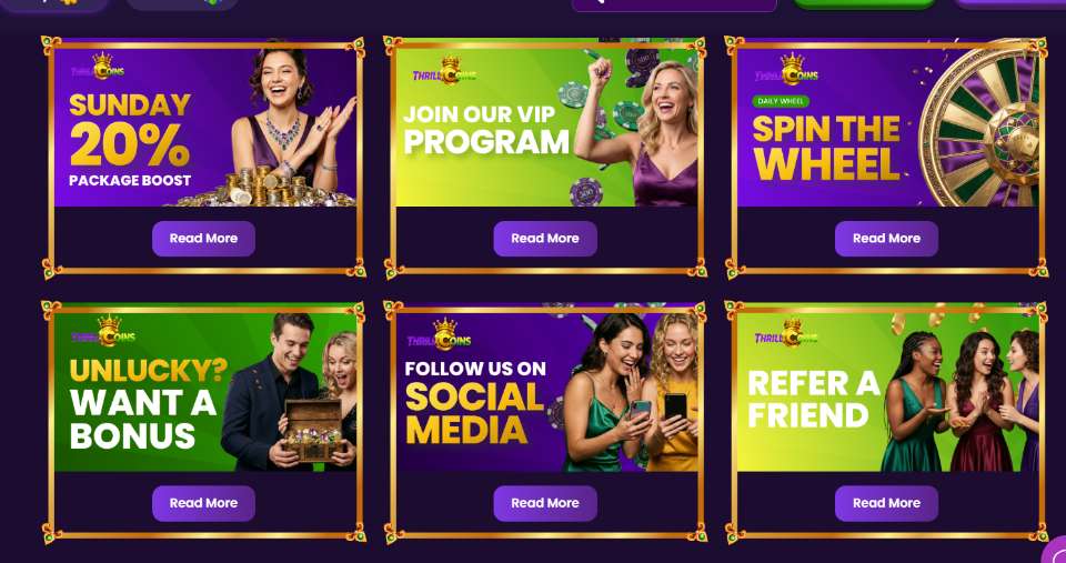 Thrillcoins Casino Promos & Bonuses