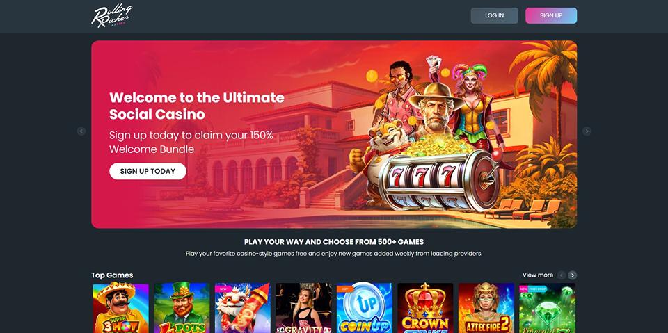 Rolling Riches Homepage