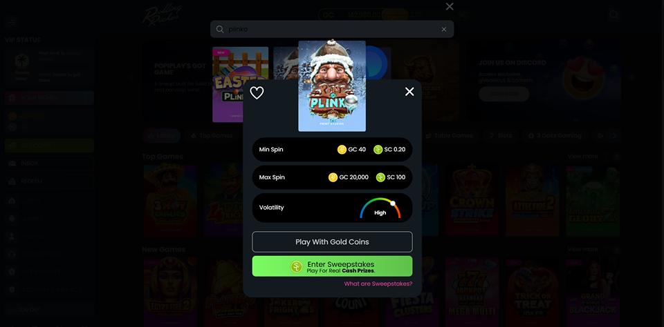 Rolling Riches Plinko
