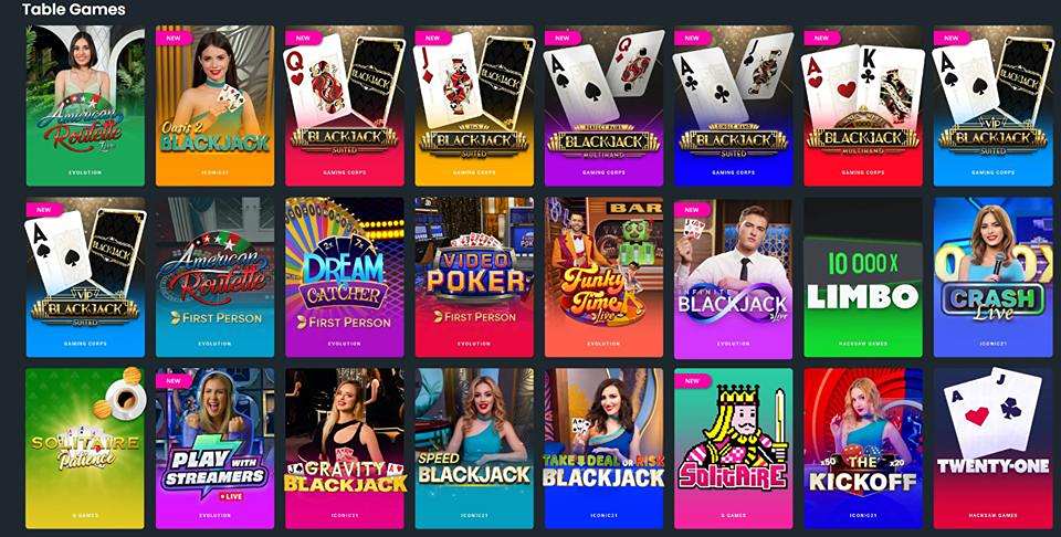 Rolling Riches Table Games