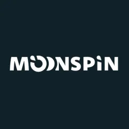 Moonspin logo Image Logo image for Moonspin